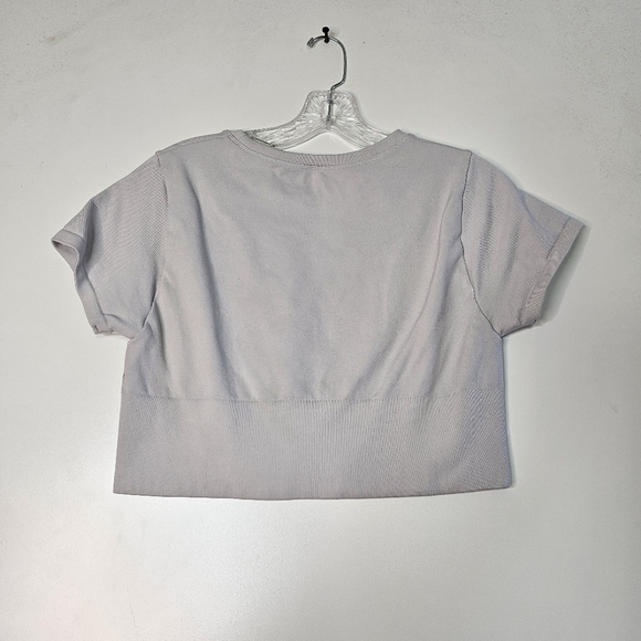 Offline By Aerie Sidewalk Seamless Cropped T-Shirt Size Large - Picture 8 of 8